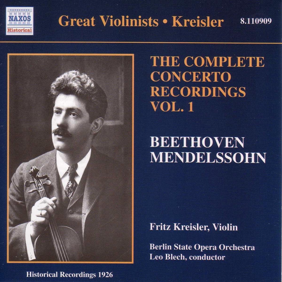 Fritz Kreisler - Bach's Instrumental Works - Discography